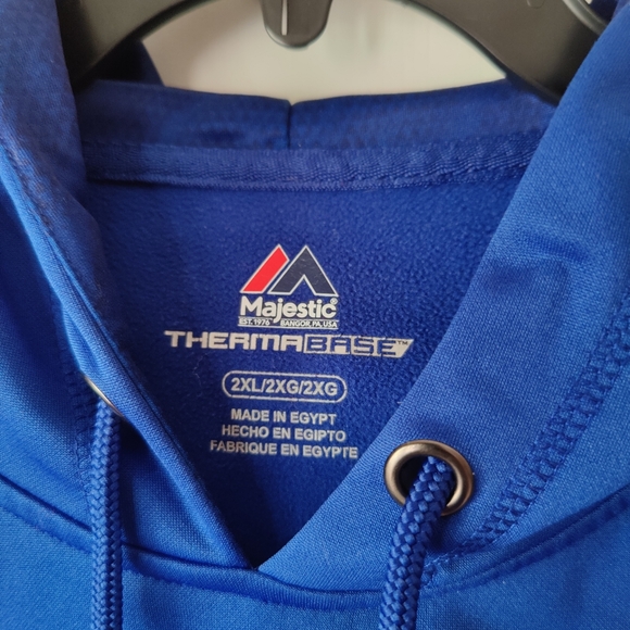 Men's XXL Majestic ThermaBase Kansas City Royals Hoodie - Picture 3 of 4